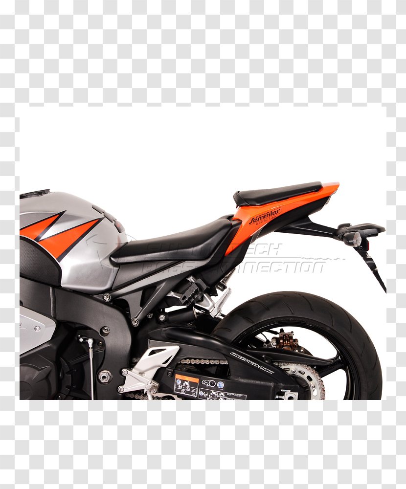 Saddlebag Honda CBR1000RR Motorcycle Sport Bike - Tire Transparent PNG