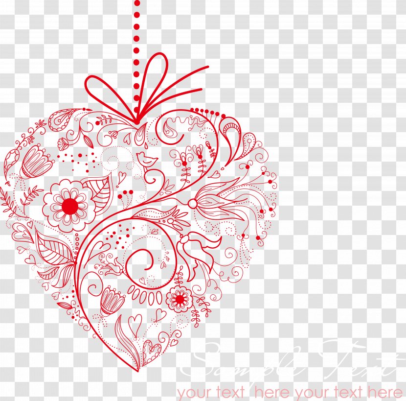 Valentines Day Heart Royalty-free Illustration - Romantic Wedding Transparent PNG