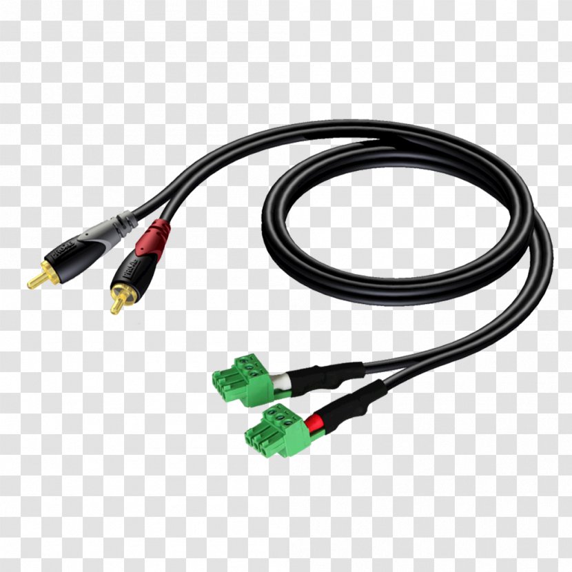 RCA Connector Electrical XLR Cable AUDAC CLA832/0.5 - Serial - Rca Sound System Transparent PNG