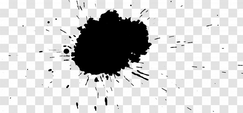 Graphic Design Black And White DeviantArt - Organism - Splat Transparent PNG