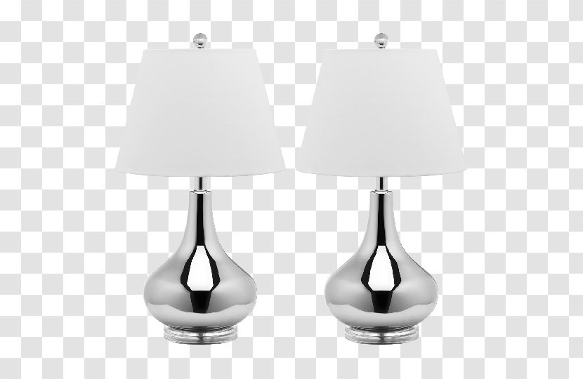 Bedside Tables Lighting Lamp - Silver - Light Transparent PNG