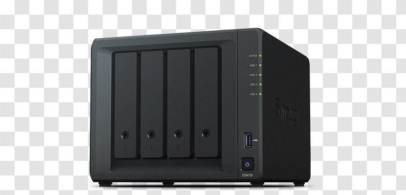 Synology DS118 1-Bay NAS Network Storage Systems Inc. Computer Servers Server Casing DiskStation DS418Play - Nas Diskstation Ds418play - Education Office Supplies Transparent PNG