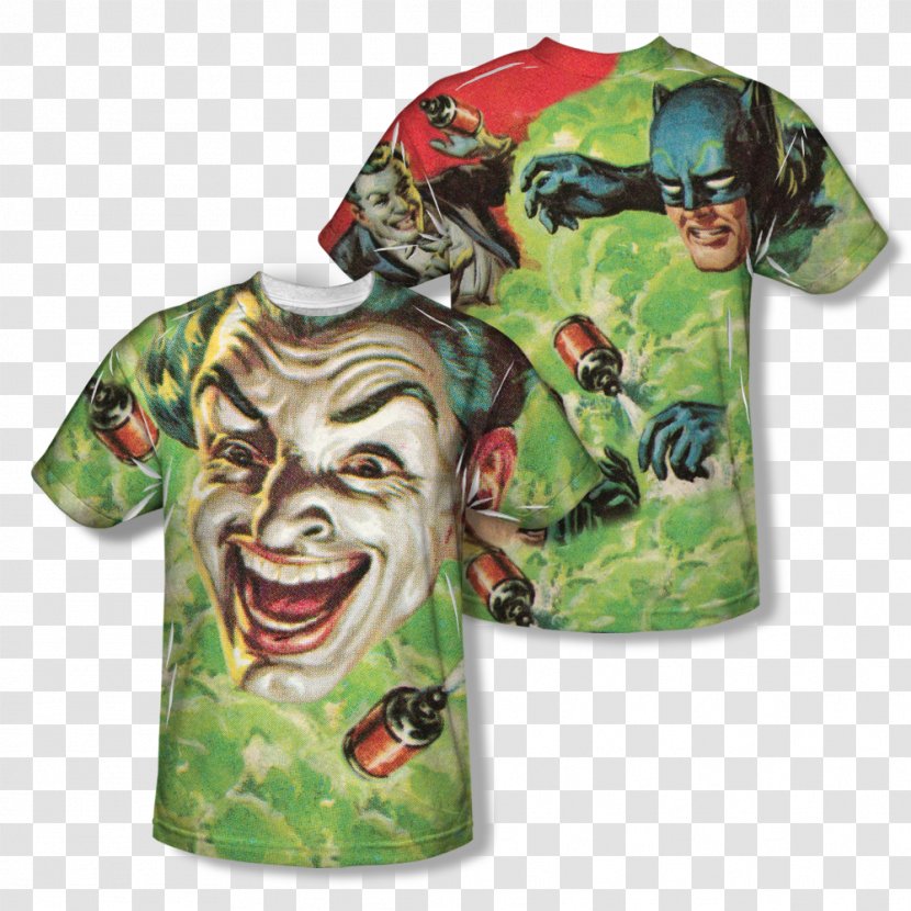 T-shirt Joker Batman Riddler All Over Print - Tshirt Transparent PNG