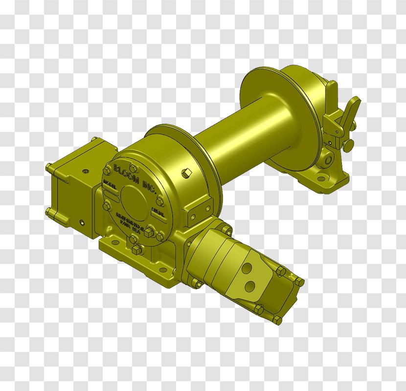 Winch Hydraulics Capstan Hydraulic Motor Cylinder - Cargo Lift Transparent PNG
