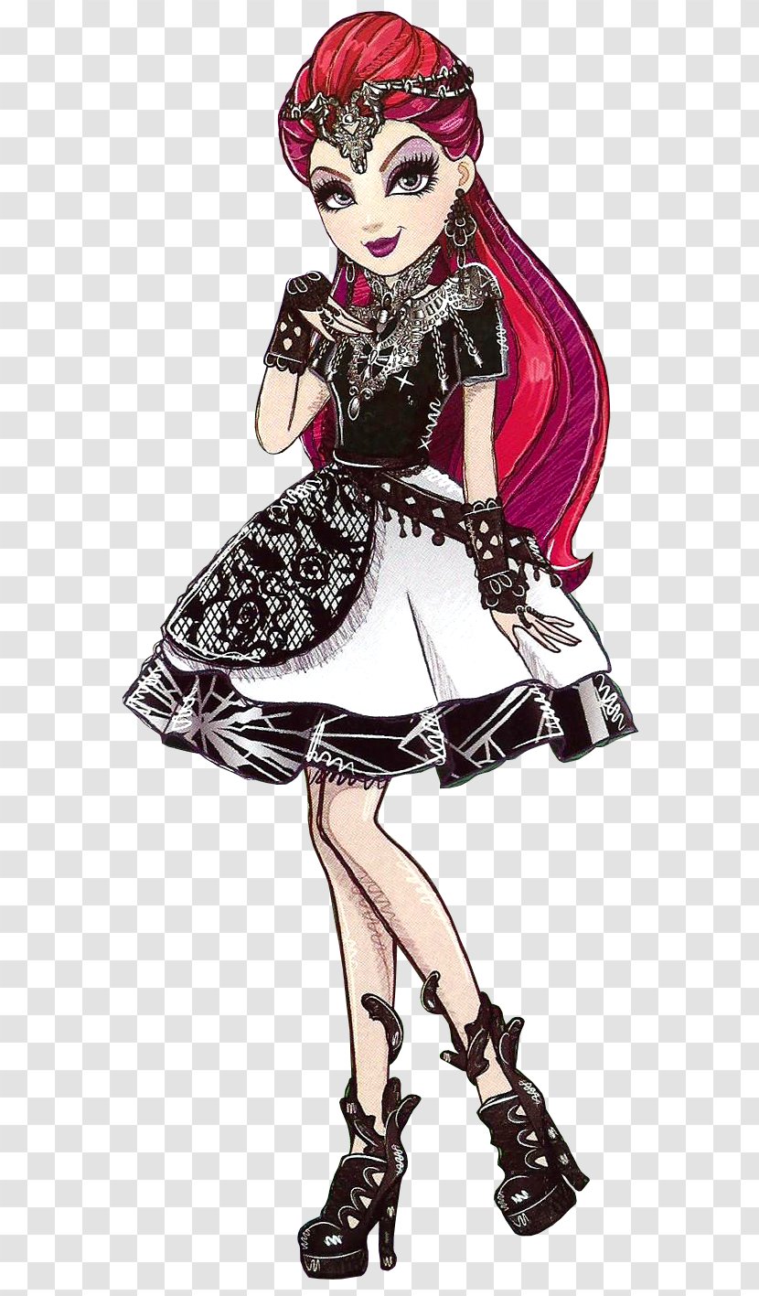 Ever After High Dragon Games Teenage Evil Queen Legacy Day Apple White Doll Snow - Silhouette Transparent PNG