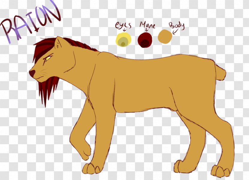 Lion Dog Big Cat Mammal - Tail Transparent PNG
