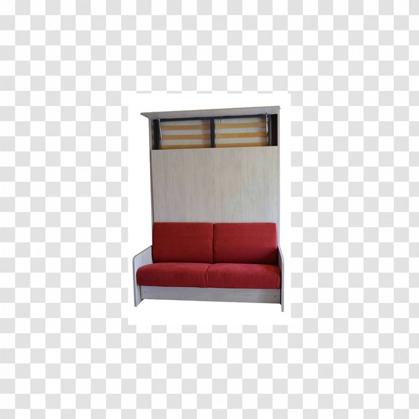Sofa Bed Rectangle Chair - Angle Transparent PNG