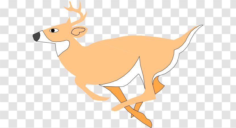 Deer Clip Art - Wing - Leaping Transparent PNG