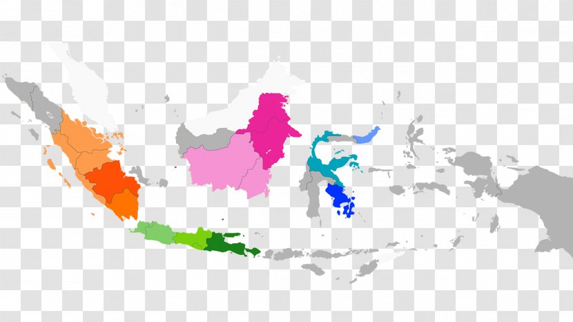 Indonesia Vector Map - World Transparent PNG