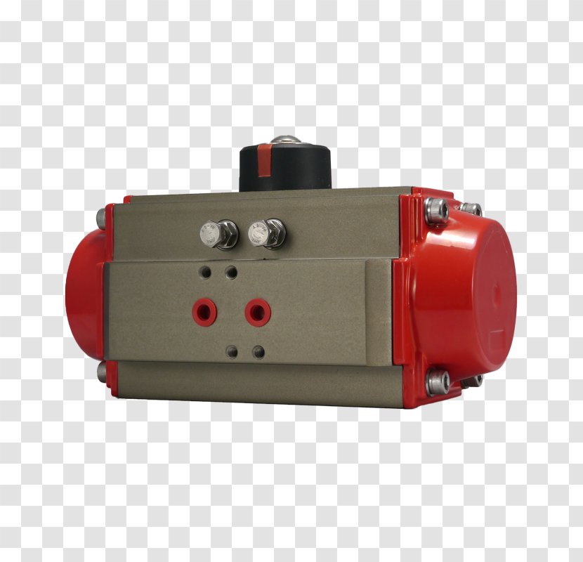 Pneumatic Actuator Ball Valve Pneumatics - Piston - Hardware Transparent PNG