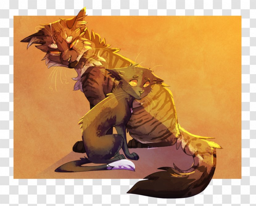 Cat Warriors Firestar Art Erin Hunter - Dustpelt Transparent PNG