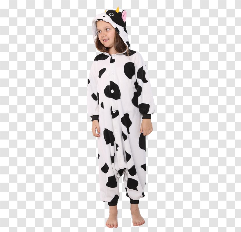 Pajamas Taurine Cattle Onesie Kigurumi Polar Fleece - Cow - Costumes Outer Space Party Transparent PNG