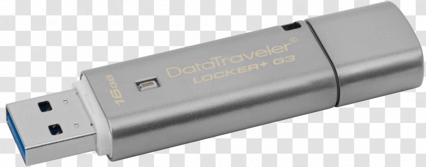 USB Flash Drives Kingston DataTraveler Locker+ G3 Technology Computer Data Storage 3.0 Transparent PNG