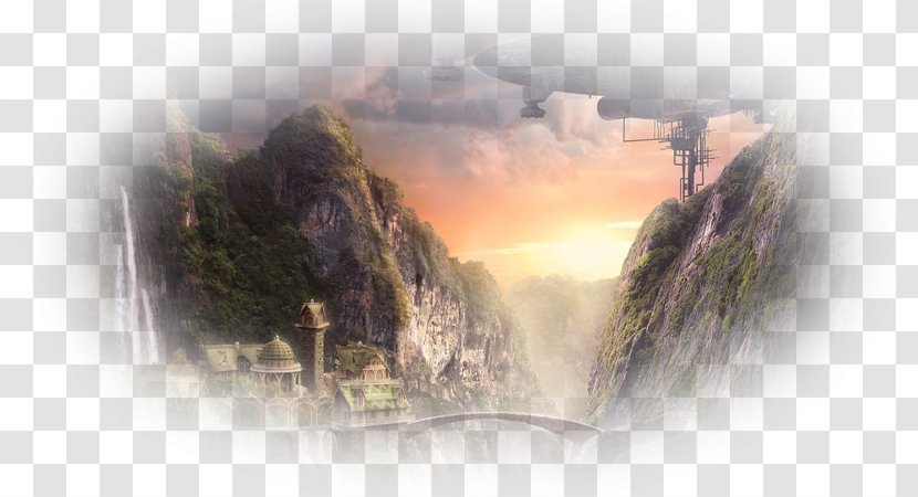 The Lord Of Rings Landscape Painting Saruman Hobbit Art - Wizard Transparent PNG