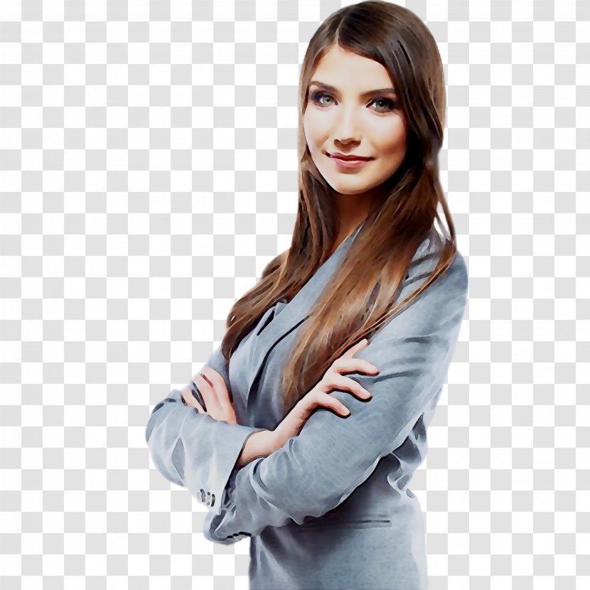 Consultant Customer Business Management Consulting Service - Layered Hair - Brown Transparent PNG