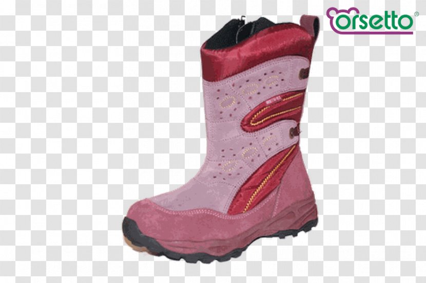 Snow Boot Shoe Walking Magenta Transparent PNG