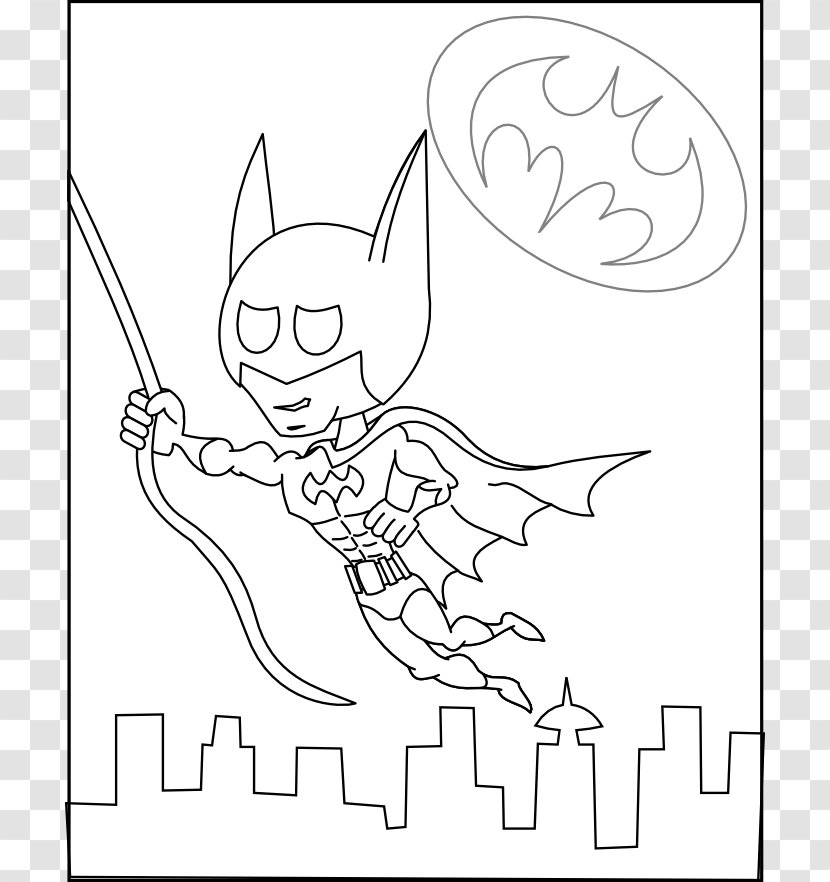 Batman: Arkham City Line Art Drawing - Frame - Outline Of Batman Transparent PNG