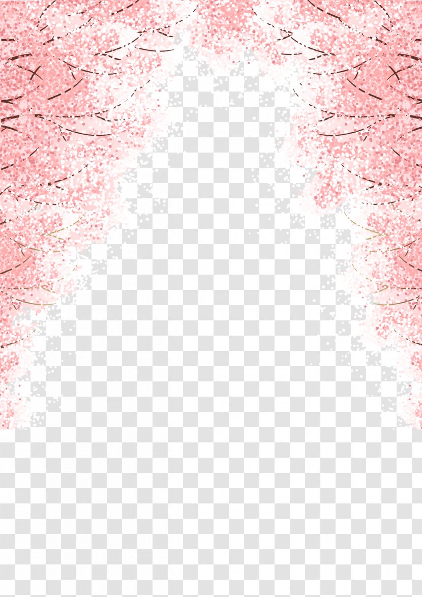 Cherry Blossom Euclidean Vector - Blossoms Transparent PNG