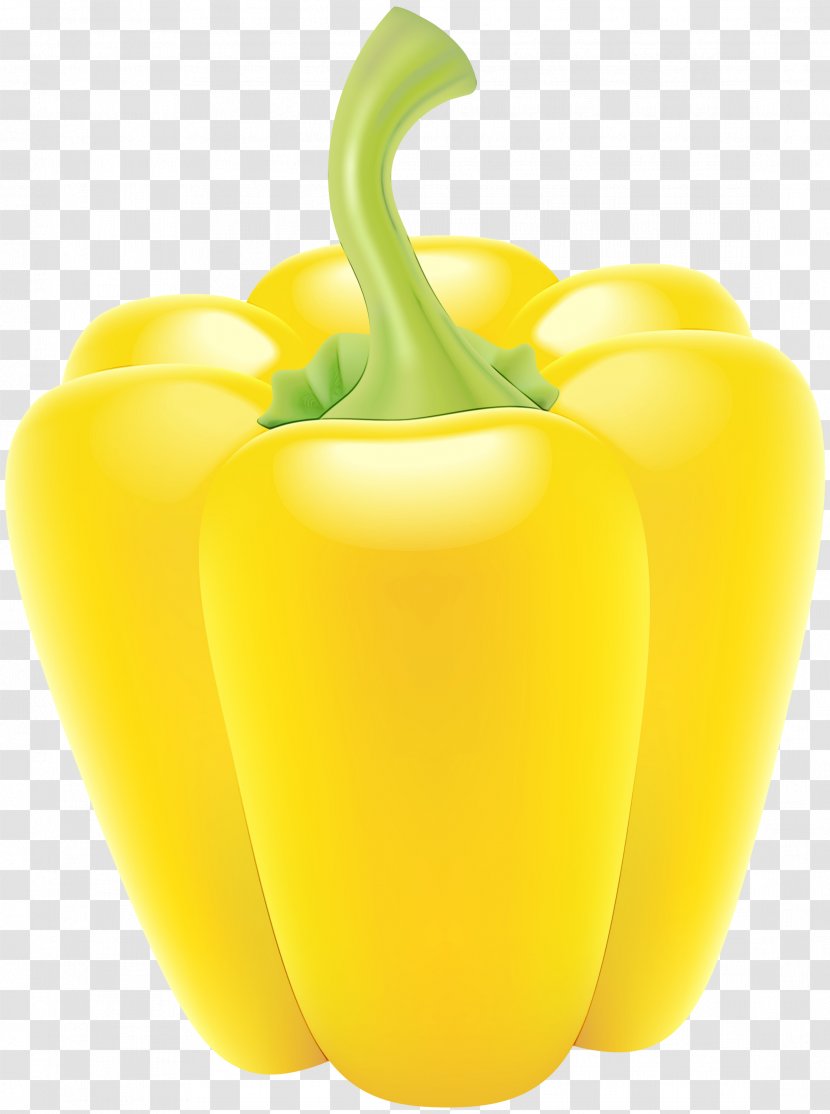 Yellow Pepper Bell Pimiento Natural Foods - Plant Paprika Transparent PNG