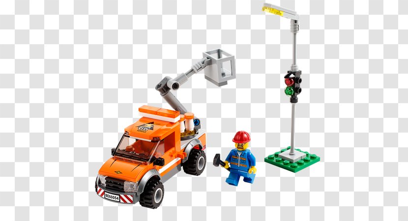 LEGO City - Lego 60054 Light Repair Truck - Great VehiclesLight MinifigureToy Transparent PNG