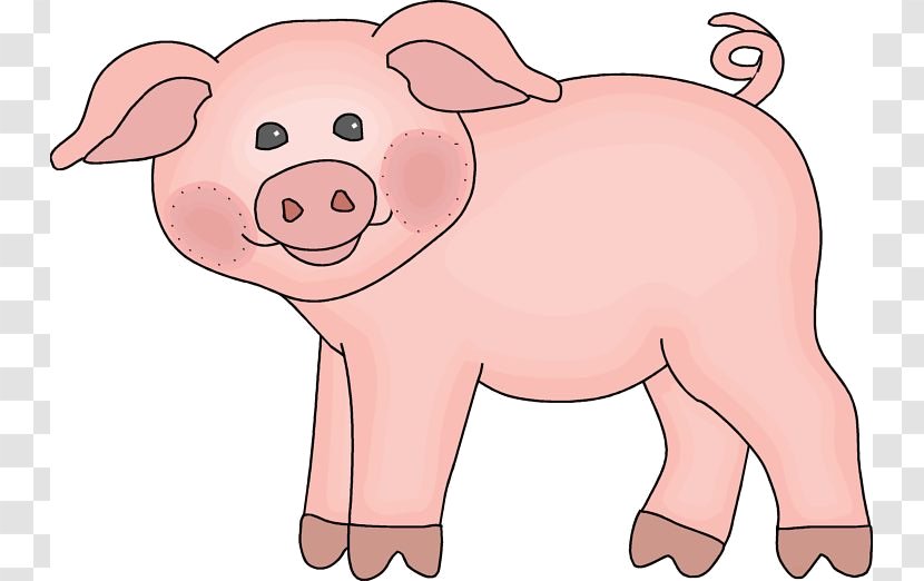 Vietnamese Pot-bellied Large White Pig Drawing Clip Art - Silhouette - Cartoon Vinales Transparent PNG