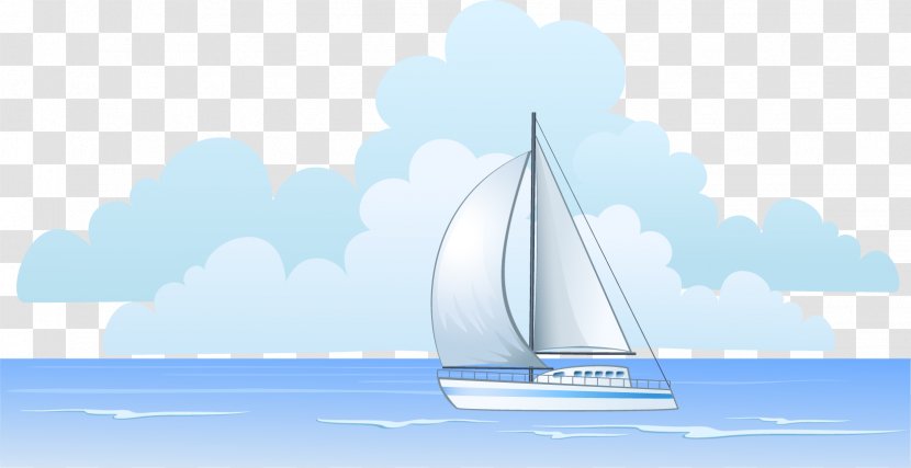 Sail Dhow Yawl Scow Schooner - Offshore Sailing Transparent PNG
