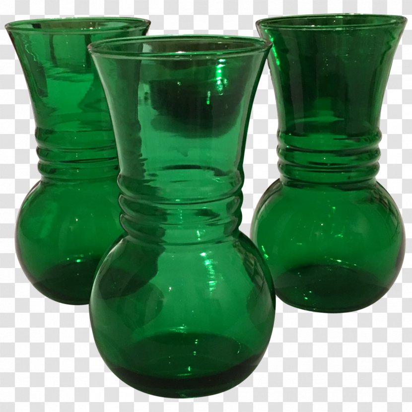 Glass Bottle Vase Green - Gourd Transparent PNG