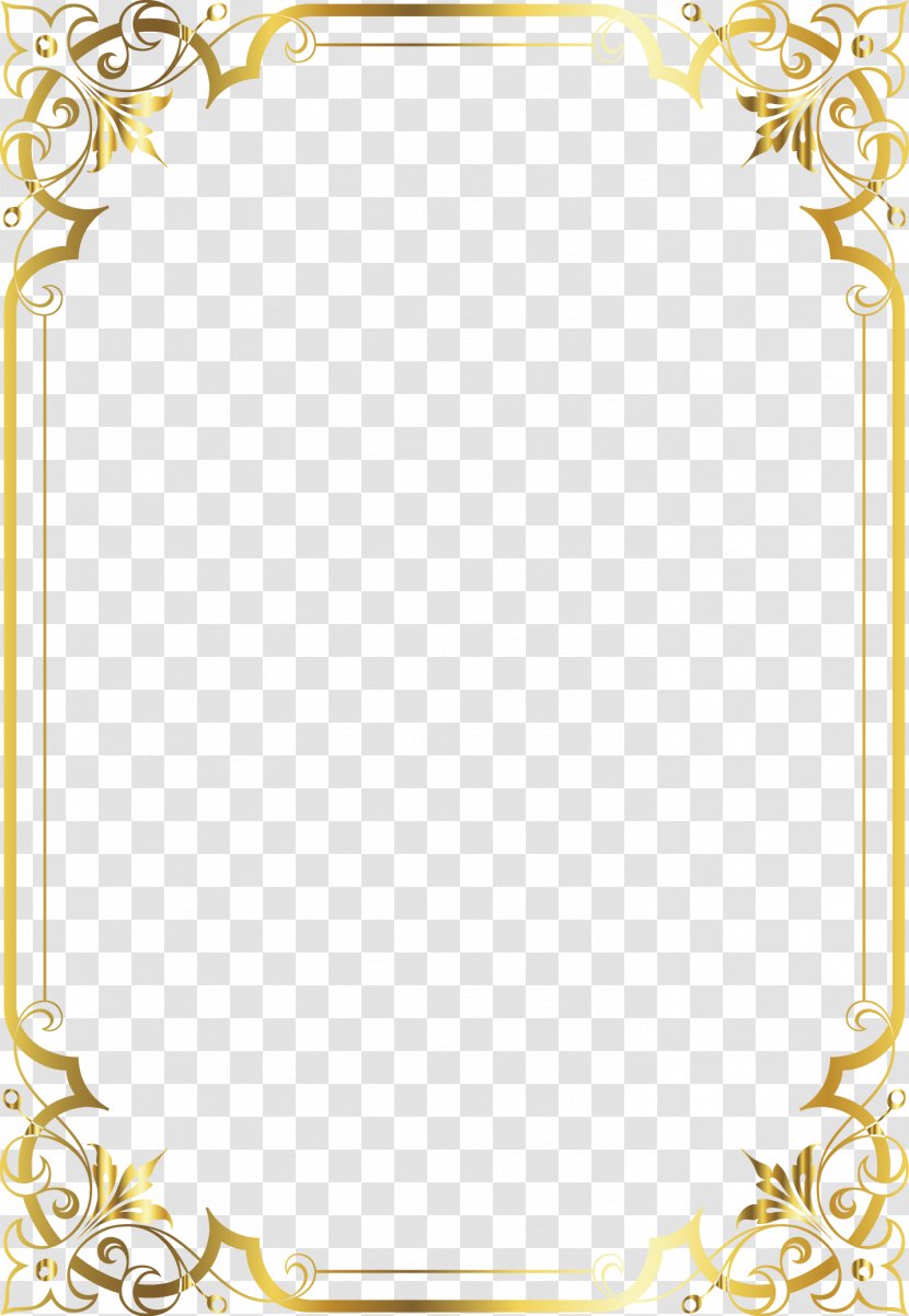 Borders And Frames Picture Frame Decorative Arts Clip Art - French Gorgeous Border High-definition Map Transparent PNG