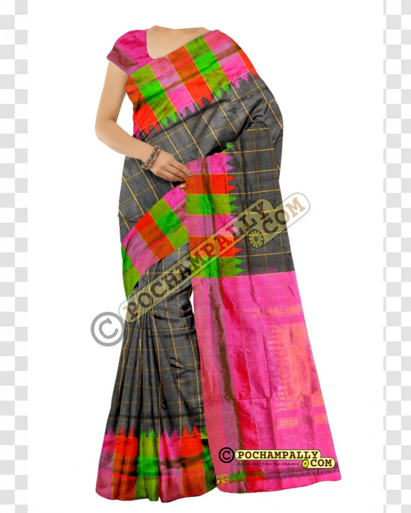 Bhoodan Pochampally Kanchipuram Saree Sari Ikat - Retail - Silk Transparent PNG