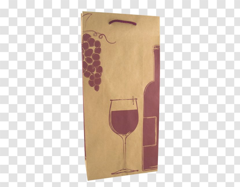 Wine Glass Kraft Paper Burgundy - Crate Transparent PNG