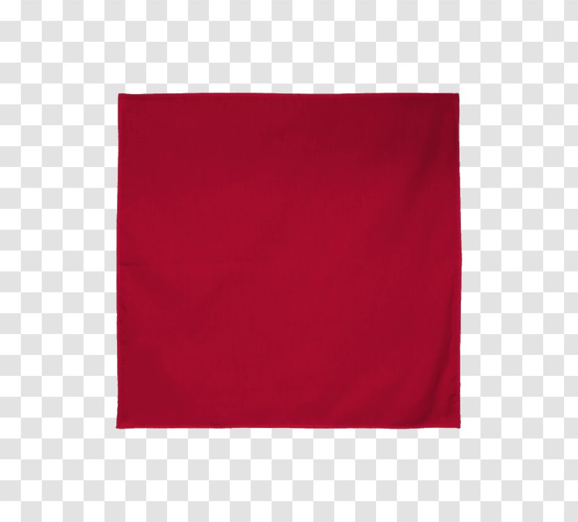 Rectangle Velvet - Magenta - Red Bandana Transparent PNG