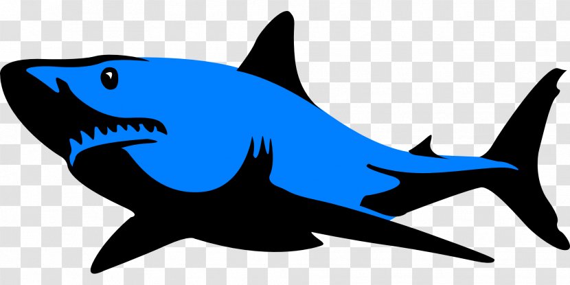 Great White Shark Stencil Bull Clip Art - Wildlife Transparent PNG