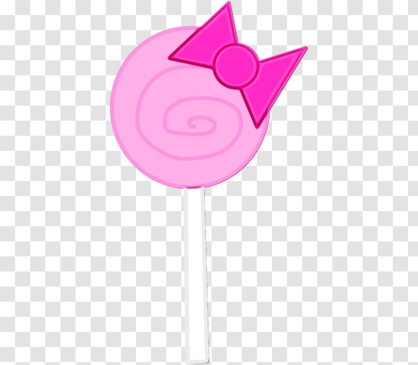 Lollipop Cartoon - Pink Transparent PNG