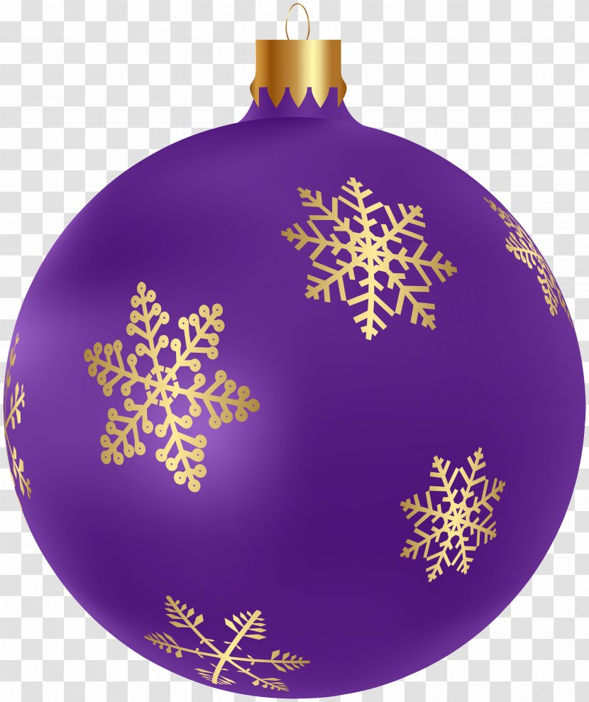 Christmas Ornament Clip Art Day Image - Holiday - Purple Transparent PNG