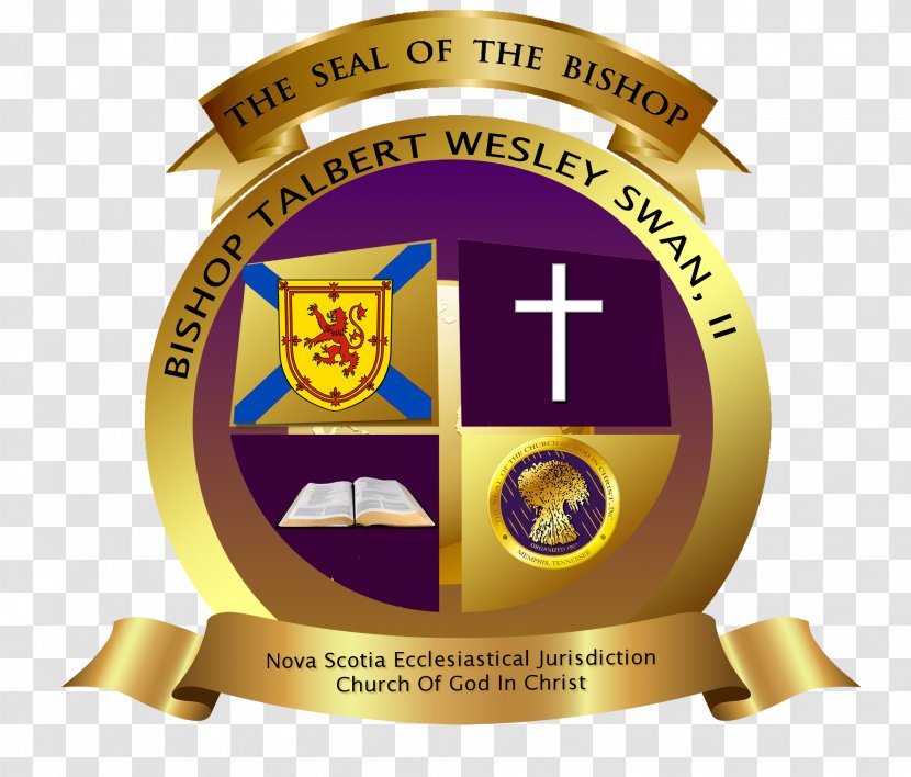 Ecclesiastical Jurisdiction Church Of God In Christ Bishop Prelate - Brand - Coat Arms Template Transparent Transparent PNG