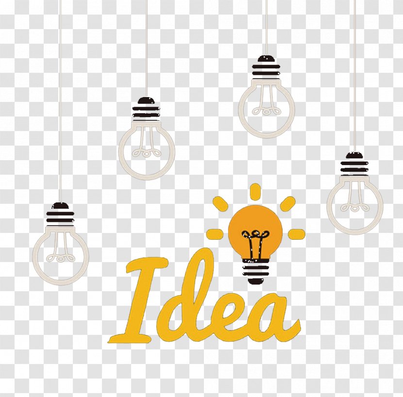 Creativity Idea - Thinking Bulb Vector Transparent PNG