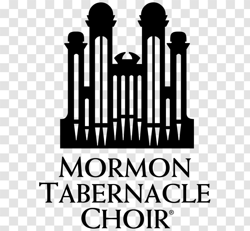 Salt Lake Tabernacle Temple Square Mormon Choir The Church Of Jesus Christ Latter-day Saints - Singing - Black And White Transparent PNG