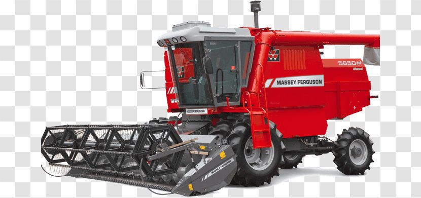 Tractor John Deere Machine Combine Harvester Massey Ferguson - Agriculture Transparent PNG