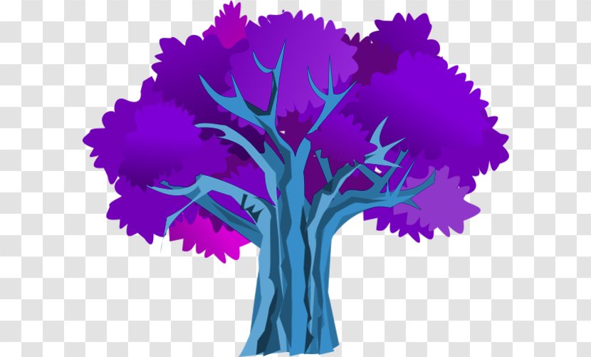 Tree Clip Art - Woody Plant - Purple Leaves Transparent PNG