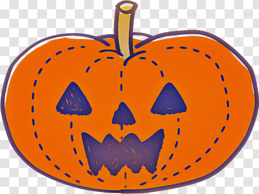 Jack-o-Lantern Halloween Carved Pumpkin Transparent PNG