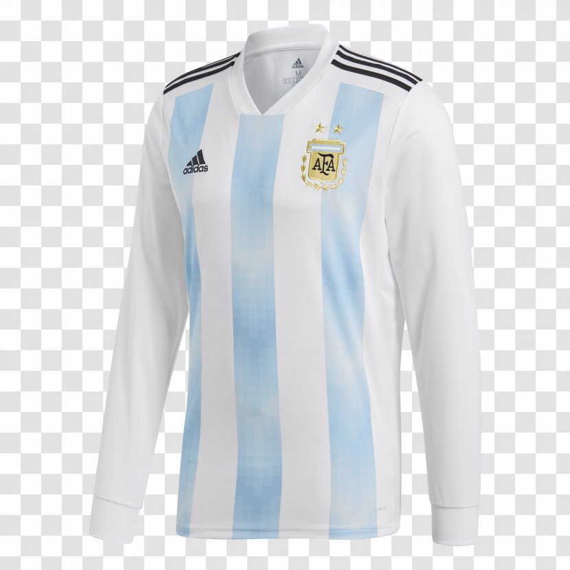 Argentina National Football Team T-shirt 2018 World Cup Jersey Adidas - Lionel Messi Transparent PNG