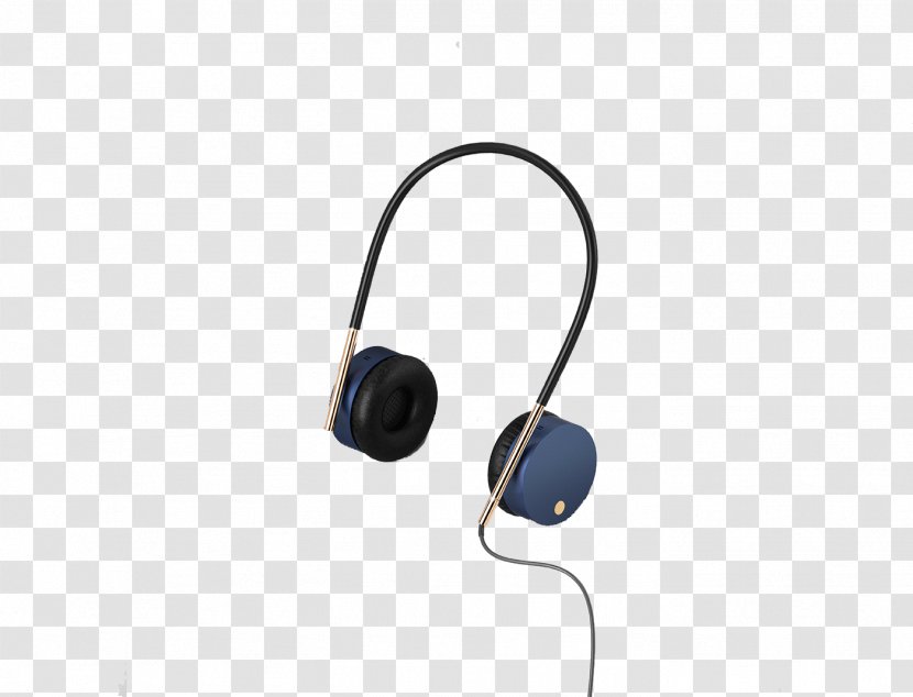 Headphones Headset Audio Equipment - Cartoon - Blue Transparent PNG