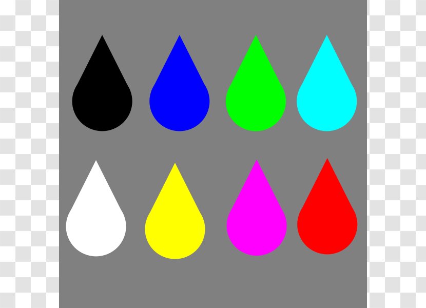 Color Clip Art - Black And White - Single Raindrop Cliparts Transparent PNG
