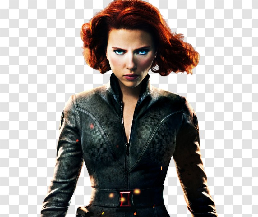 Black Widow Marvel Avengers Assemble Scarlett Johansson Captain America Iron Man - Watercolor Transparent PNG