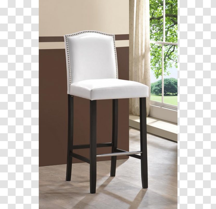 Bar Stool Parchment Faux Leather (D8568) Seat Chair - Outdoor Furniture - Moldings Transparent PNG