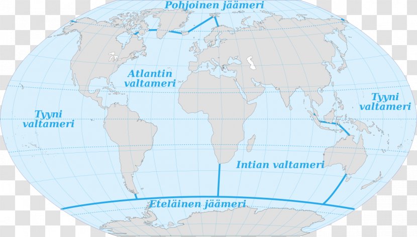 World Pacific Ocean Earth Atlantic Indian Transparent PNG