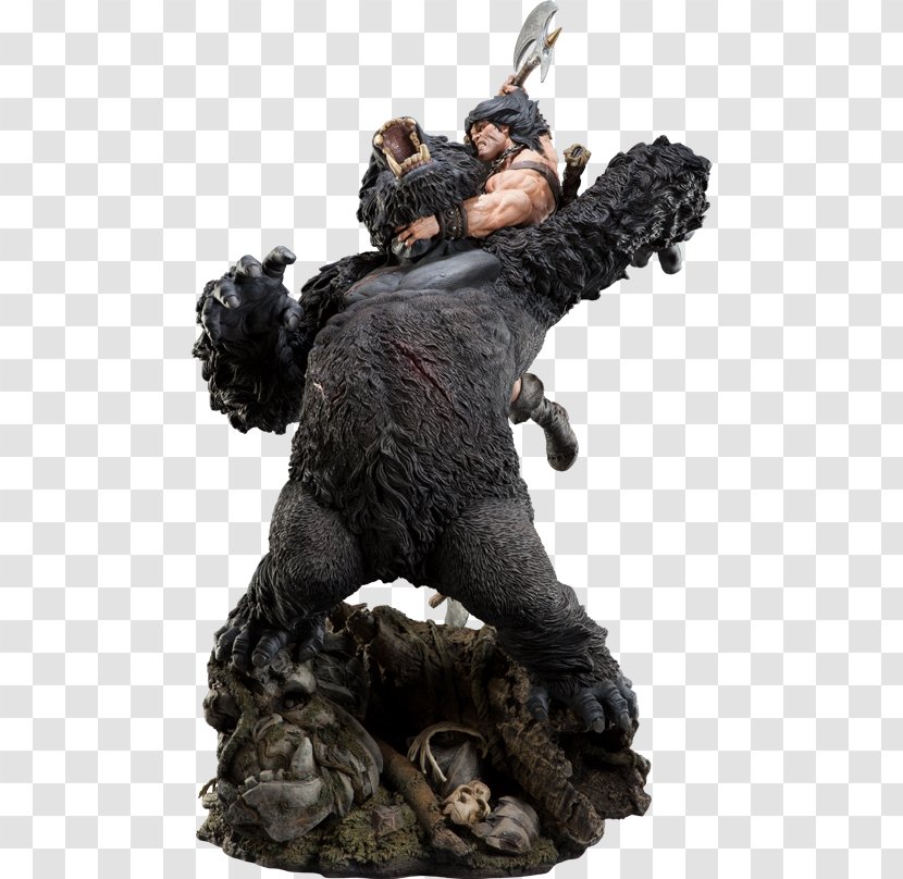Conan The Barbarian Figurine Comics Statue - Sculpture Transparent PNG