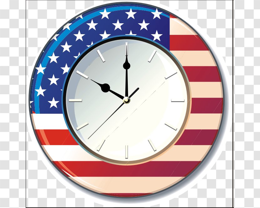 Vector Clock Clip Art - Area - US Patterns Watches Transparent PNG