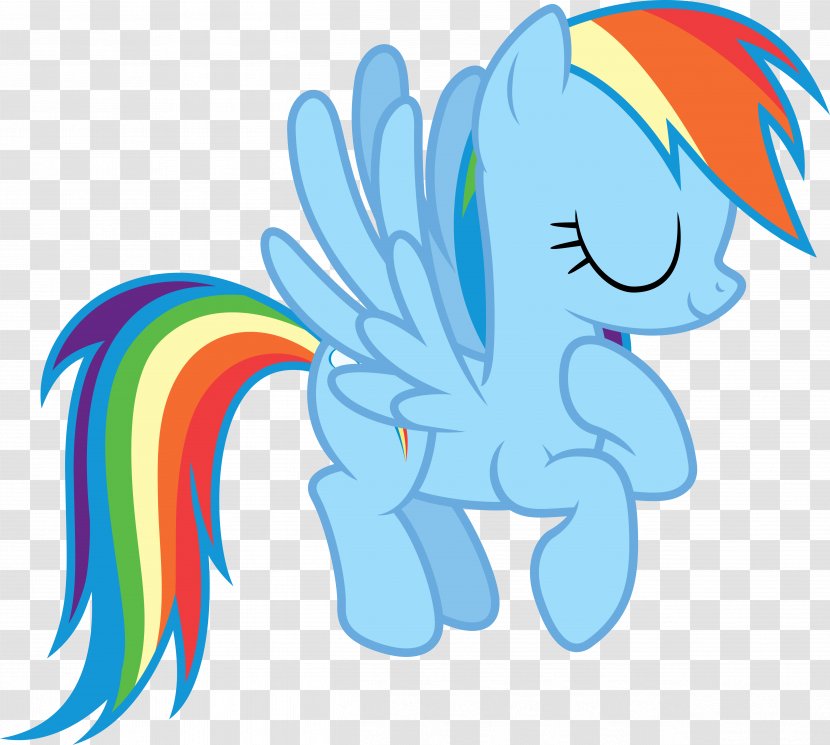 Rainbow Dash My Little Pony - Heart Transparent PNG