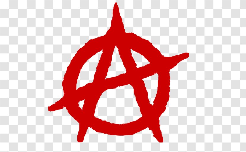 Anarchy Anarchism Symbol Anarcho-punk Squatting - Red - Hand Flipping Off Transparent PNG